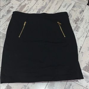 Michael kors black pencil skirt